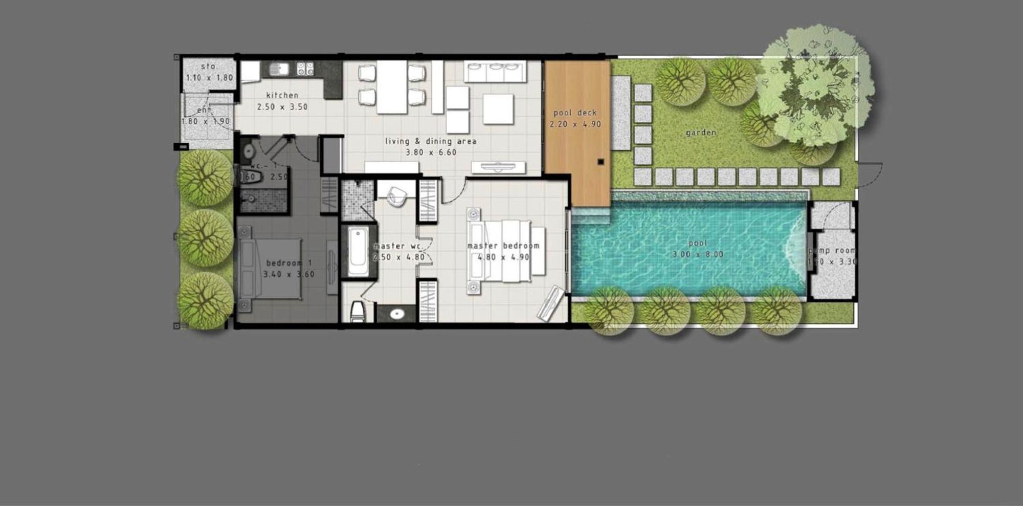 One Bedroom Onyx Villa Nai Harn Kültér fotó